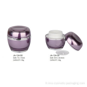 Round Casmetic Cosmetic Cosmetic Arylic Jar Container